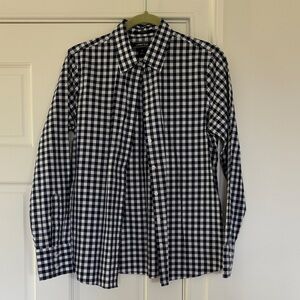 Lands' End Women’s Check Button-Down Shirt